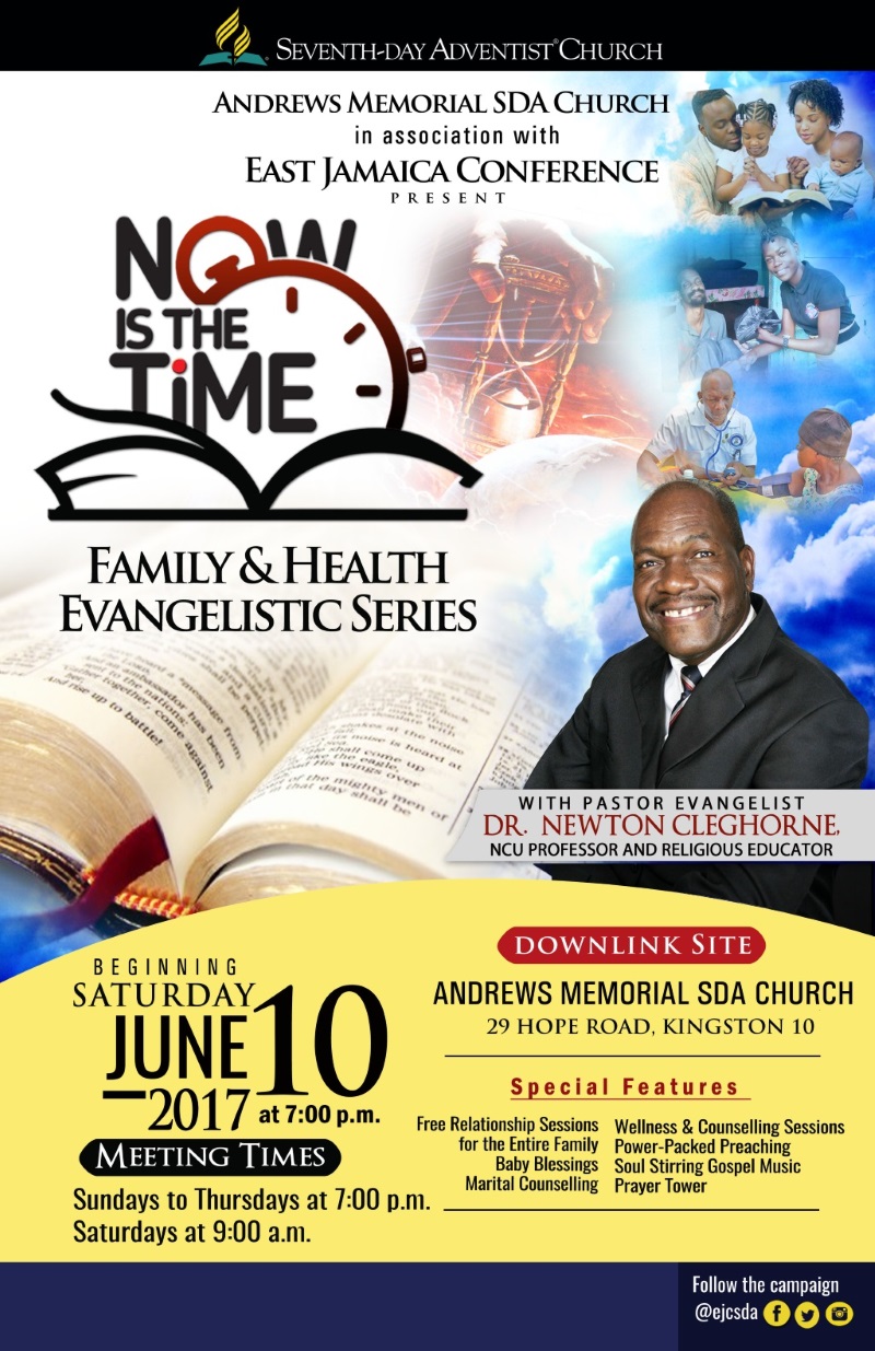 ANDREWS MEMORIAL - Event: Now is the Time Family & Health Evangelistic ...